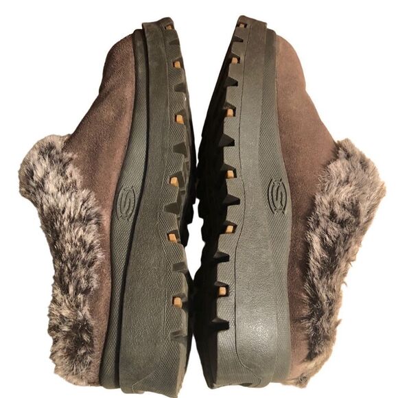 Skechers Shindigs Fortress Women’s Slip On Clog  Slippers Brown Size 7 - Picture 4 of 7